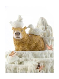 Schneekugel „Stay Kind – Die Freundlichkeit“ mit Capybara, Symbol für Güte und Freundschaft
