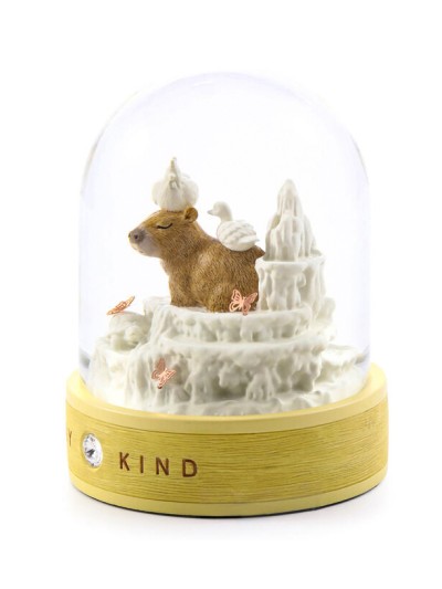 Boule à Neige avec Capibara, Symbole de Bonté et d'Amitié