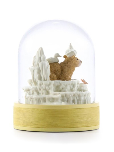 Boule à Neige avec Capibara, Symbole de Bonté et d'Amitié