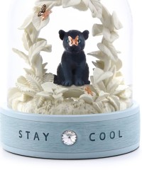 Schneekugel „Stay Cool – Die Gelassenheit“ – Inspiration und Ruhe, mit edler Pantherfigur