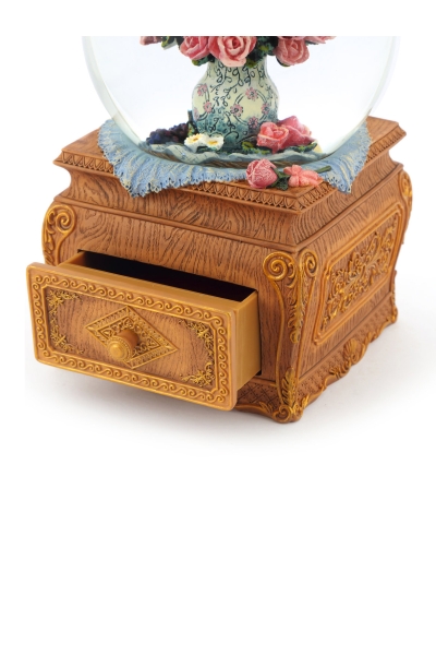 Sammler-Schneekugel mit Spieluhr und Schmuckschublade %shop-name%