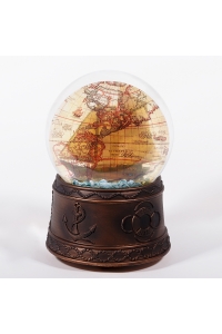 Boule à neige Voilier avec musique | GLASSGLOBE