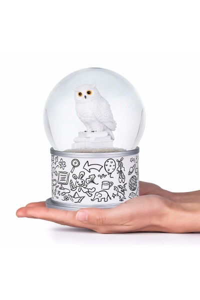Boule à neige Harfang des neiges avec musique | GLASSGLOBE