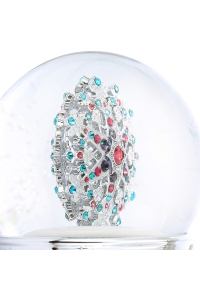 Boule à neige de Noël musicale et lumineuse Flocon de neige | GLASSGLOBE