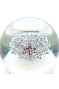 Boule à neige de Noël musicale et lumineuse Flocon de neige | GLASSGLOBE